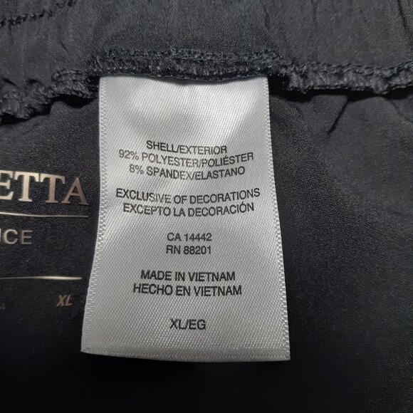 Mondetta Womens Performance + Luxury Black Elastic Drawstring Shorts w Pockets X - Picture 7 of 12